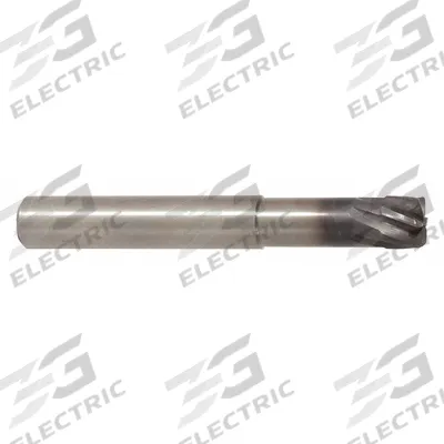 WIDIA HANITA Corner Radius End Mill: Carbide, AlTiN Coated, 6 Flute, 1" Mill Dia - High-Feed Carbide Corner-Radius End Mills for Stainless Steel & Super Alloys