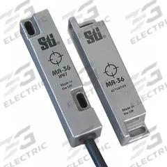 OMRON Magnetically Actuated Safety Interlock Switch: MA Series, 1NC, 16.4 ft Cable Lg, M12 Connector (MPN 44507-3658). Key specifications — Brand: OMRON; Indicating Light: No Indicating Light Included; Series: MA; Termination Type: M12 Connector.