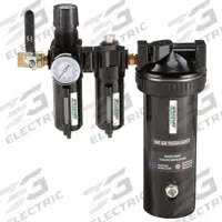 SPEEDAIRE Desiccant Air Dryer: 4-Stage, ISO Class 2, 1/2 in NPT, 25 cfm, 250 psi Max Op Pressure (MPN 2YNL7). Key specifications — attr109968: Yes; attr109935: SPEEDAIRE; attr304900: 4-Stage.