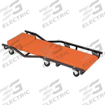 WHITESIDE Flame-Resistant Creeper: Std-Duty, 570 lb Max Load Capacity, 3 3/4 in Ht Range - Creepers