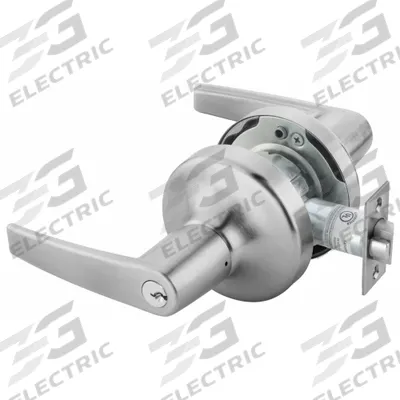 ASSA ABLOY ACCENTRA Door Lockset: Office Lever Locksets, Chrome, ADA Compliant