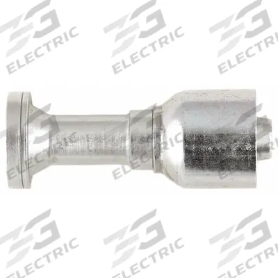 PARKER Hydraulic Crimp Fitting: Steel x Steel, Straight, -16 For Hose Dash Size - Crimp Hydraulic Hose Fittings with Flange Connection