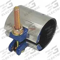 APPROVED VENDOR Handi Band Clamp: For 1 1/4 in Pipe, 1.25 in Overall Lg, 304 Stainless Steel (MPN 12855-15.1). Key specifications — Brand: APPROVED VENDOR; Bolt Material: Steel; Maximum Operating Pressure: 150 psi; Gasket Material: Nitrile Rubber.