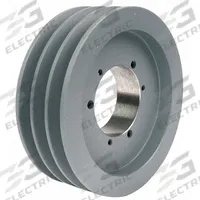 APPROVED VENDOR V-Belt Pulley: B90, 3 Groove, 9.35 in OD, Bushed Bore, SK, Quick Detachable (MPN 903B). Key specifications — Pulley Industry Number: B90; Pitch Diameter: 9 in (5L, B); For Belt Section (broad, with similar types): 4L, A, or AX.
