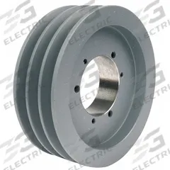 APPROVED VENDOR V-Belt Pulley: B90, 3 Groove, 9.35 in OD, Bushed Bore, SK, Quick Detachable (MPN 903B). Key specifications — Pulley Industry Number: B90; Pitch Diameter: 9 in (5L, B); For Belt Section (broad, with similar types): 4L, A, or AX.