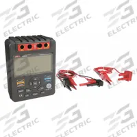 APPROVED VENDOR Megohmmeter: 0.1 megaohm to 10 gigohm, CAT II 1000V/CAT III 600V, Digital, <2mA (MPN 5URG2). Key specifications — Test Voltage: 100V DC; Brand: APPROVED VENDOR.