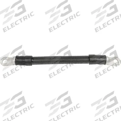 QUICKCABLE Battery Harness: Welding Cable, 2/0 ga Wire Size, 17 in Overall Lg, Black - Battery Cables with Lugs