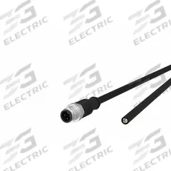 Sensor Cable: M12 Female Straight X Free End, 4 Pins, Black, PUR, 1 m Cable Lg, 4 A Max Current (A) (MPN 142MCA10010). Key specifications — Cable Jacket Color: Black; End 1 Gender: Female; End 1 Mounting Orientation: Straight; End 2 Connection Type: Free End; IP Rating: IP6X; Brand: METZ CONNECT; Wire Size: 22 AWG/42 AWG; Cable Jacket Material: PUR.