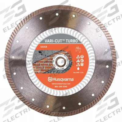 HUSQVARNA Diamond Saw Blade: Brick/Concrete/Granite/Marble/Stone, 4 in Blade Dia. - Masonry-Cutting Blades