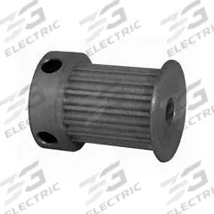 DAYTON Timing Pulley: Modified Curvilinear, Fixed, For GT Timing Belt Section, For 15 mm Belt Wd (MPN 16-3P15-6CA2). Key specifications — Brand: DAYTON; Finish: Clear Anodized; For Belt Series: Powerhouse®.