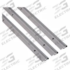 NATIONAL GUARD Door Weatherstripping: Bulb Insert, 7 ft Lg, 3 ft Wd, 13/16 in Ht (MPN 155V-36x84). Key specifications — Insert Material: Vinyl; Flange Material: Aluminum; Brand: NATIONAL GUARD.