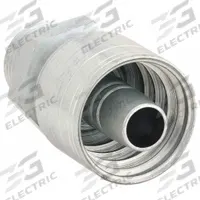 AEROQUIP Hydraulic Crimp Fitting: Steel x Steel, Straight, -6 For Hose Dash Size, Male x Genderless (MPN 1A8BP6). Key specifications — attr296014: Male x Genderless; attr303771: AEROQUIP; attr296012: -6; attr296015: BSPP x Crimp; attr296017: 1/2"-14.