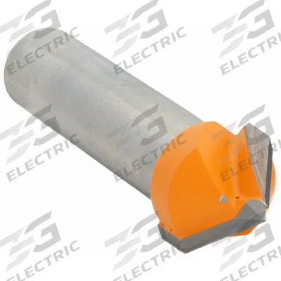 CMT V-Groove Cut Profile Router Bit: Fractional Inch, Carbide Tipped, 1/2 in Cutter Dia. - V-Groove Profile Router Bits