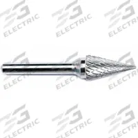 APPROVED VENDOR Carbide Bur: Ball-Nosed Cone, SL-3, Double Cut, 3/8" x 1 1/16" Head, 1/4" Shank (MPN 19D920). Key specifications — Trade Number: SL-3; Brand: APPROVED VENDOR.