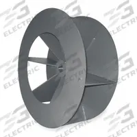 Replacement Blower Wheel: Radial, 19 1/8 in Dia, CW/CCW, Steel Wheel, 1 Inlets, 1 7/16 in Bore (MPN 2ZB45). Key specifications — Manufacturer Part Number: 2ZB45; Brand: DAYTON; Compatible with Manufacturer Model Number: 3C107; Compatible with Grainger Part Number: 3C107; Compatible with Brand: Dayton; Product Type: Replacement Blower Wheel; Rotation: CW/CCW; Includes: Set Screws.