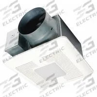 Bathroom Fan: Ceiling, 110 cfm_130 cfm_150 cfm Max, 0.5 sones, 1 Speed, Round Duct (MPN FV-1115VQL1). Key specifications — Brand: PANASONIC; Primary Lighting Technology: LED; Nameplate Voltage: 120V AC; Sensor Type: None; Duct Shape: Round; Heater: Without Heater; Includes: (1) LED; Mounting Location: Ceiling.