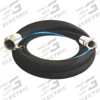 Water Suction and Discharge Hose: 2 in Hose Inside Dia., 150 psi, Black, 2 in x 2 in Fitting Size (MPN RSG200-15CE-G). Key specifications — Temp. Range: -25° to 200°F; Hose Color: Black; Brand: CONTINENTAL.