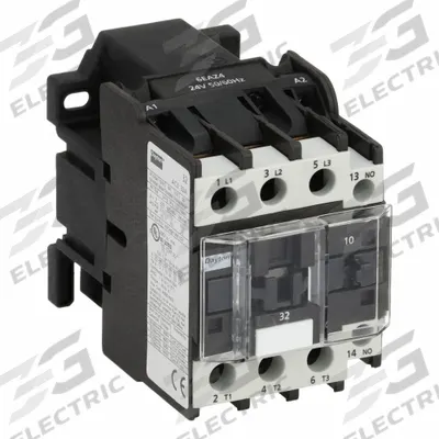 Dayton Magnetic Contactor: Non-Reversing, 3 Poles, 3NO Contacts, 32 A - Non-Reversing IEC Contactors
