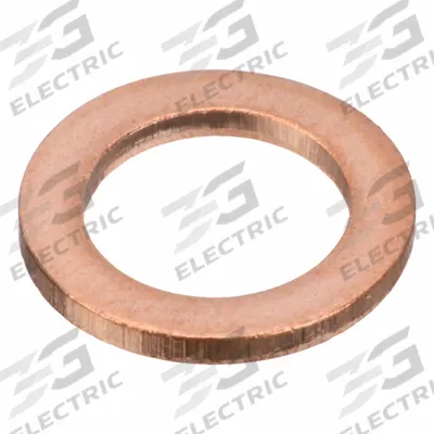 APPROVED VENDOR Sealing Washer: M9 Screw Sz, Copper, Copper Seal, 9 mm Inside Dia, 14 mm Outside Dia - Single-Piece Sealing Washers