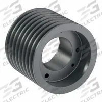 APPROVED VENDOR V-Belt Pulley: 3V500, 8 Groove, 5 in OD, Bushed Bore, SK, For 3V/3VX Belt Section (MPN 83V500SK). Key specifications — Pulley Industry Number: 3V500; Pitch Diameter: 5 in (3V); For Belt Section (broad, with similar types): 3V or 3VX.