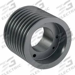 APPROVED VENDOR V-Belt Pulley: 3V500, 8 Groove, 5 in OD, Bushed Bore, SK, For 3V/3VX Belt Section (MPN 83V500SK). Key specifications — Pulley Industry Number: 3V500; Pitch Diameter: 5 in (3V); For Belt Section (broad, with similar types): 3V or 3VX.