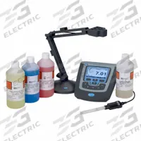 HACH pH Meter: ORP/pH, HQ411D Laboratory pH Meter/PHC101 Std Gel Filled pH Electrode with 1 m Cable (MPN 8509500). Key specifications — pH Accuracy: 0.001/0.01/0.1 pH; Temp Compensation: Automatic; Measurement Components Included: PHC101 Standard Gel Filled pH Electrode with 1 m Cable; Reagents and Solutions Included: pH Electrode Storage Solution (500 mL); Test Parameters: ORP; Other Accessories Included: Power Cord; Manufacturer Part Number: 8509500.