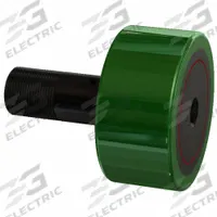 SMITH BEARING Cam Follower: 1 in Dia, Std, Bearing Steel, 1 Row, Dbl Sealed, Hex Socket, Flat, Head (MPN CR-1-XB-U). Key specifications — Brand: SMITH BEARING; Duty Type: Standard; System of Measurement: Inch; Stud Material: Bearing Steel.