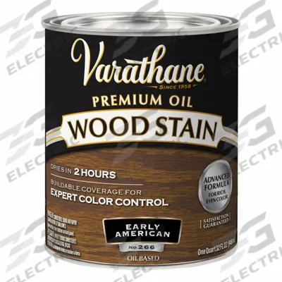 VARATHANE Wood Stain: Wood Stain, Interior, Oil, 1 qt Container Size, Wood, Satin - Wood Stains