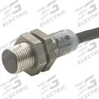 EATON Inductive Cylindrical Proximity Sensor: Non-Terminated Cable, Shielded, 2 Wires, 20-250V AC (MPN E57SAL12A4). Key specifications — Brand: EATON; AC Supply Voltage Rating: 20-250V AC; DC Supply Voltage Rating: Not Rated.