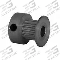 DAYTON Timing Pulley: Modified Curvilinear, Fixed, For GT Timing Belt Section, For 6 mm Belt Wd (MPN 15-2P06-6CA2). Key specifications — Brand: DAYTON; Finish: Clear Anodized; For Belt Series: Powerhouse®.