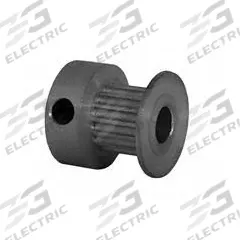 DAYTON Timing Pulley: Modified Curvilinear, Fixed, For GT Timing Belt Section, For 6 mm Belt Wd (MPN 15-2P06-6CA2). Key specifications — Brand: DAYTON; Finish: Clear Anodized; For Belt Series: Powerhouse®.