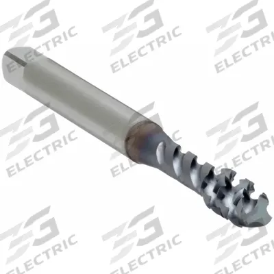 OSG Spiral Flute Tap: #10-24 UNC, H11, 3 Flute, Modified Bottoming Chamfer (MPN 2923408) - Oversized Spiral-Flute Taps