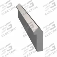 Track: 0, 60 in Overall Lg, 0.516 in Overall Wd, 0.153 in Overall Ht, Carbon Steel, Surface Hardened (MPN TD0-5). Key specifications — Brand: MINVEE; Size: 0; Nominal Rail Size: 0.