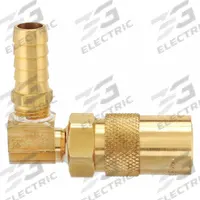 PARKER Hydraulic Quick Connect Hose Coupling: 3/8 in Coupling Size, Brass, 22.71 lpm Max. Flow Rate (MPN PC318). Key specifications — Body Material: Brass; Brand: PARKER.