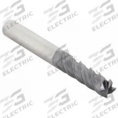 WIDIA HANITA Square End Mill: Carbide, TiAlN Coated, 4 Flute, 3/8" Mill Dia, 2-1/2" LOC, 4" OAL (MPN TF4V2510004S)