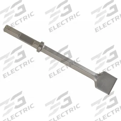 BOSCH Breaker and Demolition Hammer Chisel: 3 in Head Wd, 20 1/2 in Overall Lg - Chisel Bits for Breaker & Demolition Hammers