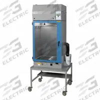 MYSTAIRE Mobile Cart: 42 in Overall Dp, 39 in Overall Wd, 25 in Overall Ht, Metal, 0 Doors, White (MPN CA-6000C). Key specifications — attr1026904: White; attr1026914: Metal; attr1026905: 857CV9; attr1026906: CA-3000; attr1026903: MYSTAIRE; attr1026907: Advanced Cyanoacrylate Fuming Chambers; attr1026916: Mobile; attr1026923: Fume Hood Cart.
