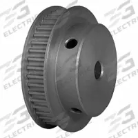 DAYTON Timing Pulley: Modified Curvilinear, Fixed, For GT Timing Belt Section, For 6 mm Belt Wd (MPN 45-3P06M6FA6). Key specifications — Brand: DAYTON; Finish: Clear Anodized; For Belt Series: Powerhouse®.