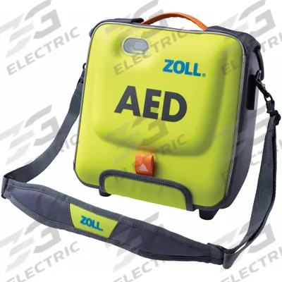 AED Carry Case: AED Carry Case, Cotton/Nylon/Plastic/Rubber/Vinyl, Gray/Green - Hard Cases for AEDs