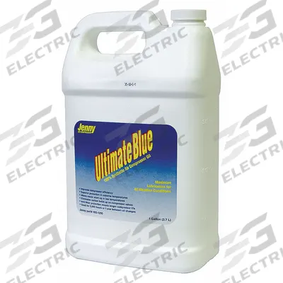 JENNY ULTIMATE BLUE Compressor Oil: 1 gal, Bottle, 30 SAE Grade, 100 ISO Viscosity Grade - Air Compressor Oils