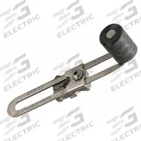 EATON Limit Switch Lever Arm: Roller Lever, Adj, 3.25 in Arm/Operator Lg - Max, E50 (MPN E50KL598). Key specifications — Brand: EATON; Compatible with Series: E50; Roller Position: Front; Actuator Style: Rotary Lever Roller.