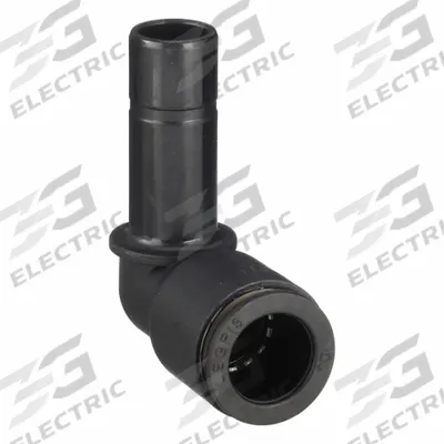 LEGRIS Push-Fit Elbow Fitting: 10 mm OD x 10 mm OD Size, Push-to-Connect x Push-to-Connect - Nylon & Nickel-Plated Brass Tube Fittings