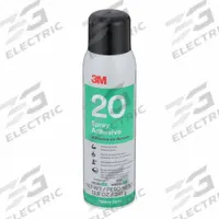 3M Spray Adhesive: 20, Gen Purpose Bonding & Repair, 13.8 oz, Aerosol Can, Clear. Key specifications — Primary Applications: General Purpose Bonding & Repair; Brand: 3M; Adhesive Color: Clear; Features: Versatile; Materials Bonded: Paper; Spray Pattern: Lace; Standards: LEED; Product Type: Spray Adhesive.