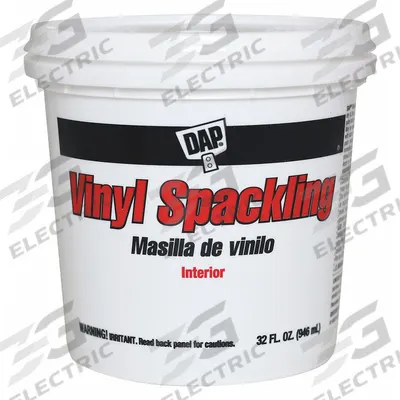 DAP Spackle: Vinyl Spackling, 32 oz Container Size, Pail - Spackling Paste