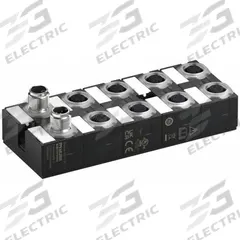 MURRELEKTRONIK IO-Link hub: 8 Output Ports, 5-Pole A-Coded M12 Female, 16 Digital Inputs, IP68 (MPN 59838). Key specifications — attr912985: COM3 (230.4 kbit/s); attr912983: 24V DC; attr912984: IP68.