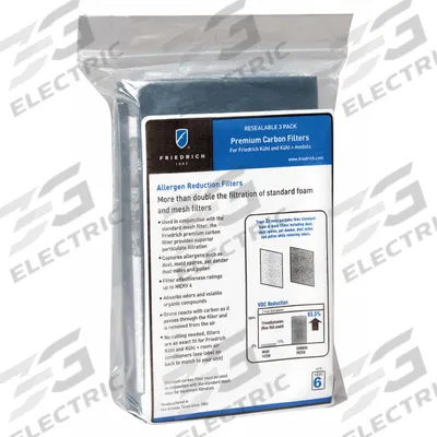 FRIEDRICH Filter Pad: Filter Pad, Friedrich, Kuhl Large Chassis - Replacement Air Filters & Filter Brackets
