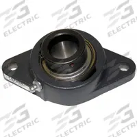 TIMKEN 2 Bolt Flange Bearing: Radial Ball, 2 3/16 in Bore, Cast Iron, Eccentric Collar, 8 1/2 in Lg (MPN RCJT 2-3/16). Key specifications — Bore Type: Cylindrical; Brand: TIMKEN; Lubricant Material: NLGI #2 Equivalent; Mounting Bolt Size: 5/8 in; System of Measurement: Inch.