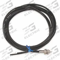 OMRON Coaxial Fiber Optic Cable: Diffuse, M6 Screw, 2 m Cable, 0.005 mm Min Detectable Object Dia (MPN E32-CC200). Key specifications — Cable Head Type: M6 Screw; Compatible Product Type: Fiber Optic Sensors; Product Type: Coaxial Fiber Optic Cable; Brand: OMRON.