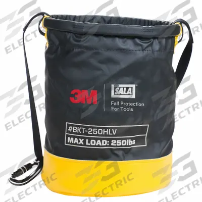 DBI-SALA Bucket: Hand Tools/Power Tools/Small Parts, Carabiner, Drawstring, 15 in Ht - Tool Transport Buckets