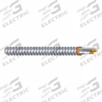 SOUTHWIRE Metal Clad Cable: 14 AWG, 2 Conductors, Copper, 25 ft, Aluminum, Std, THHN/THWN (MPN 61029321). Key specifications — Brand: SOUTHWIRE.